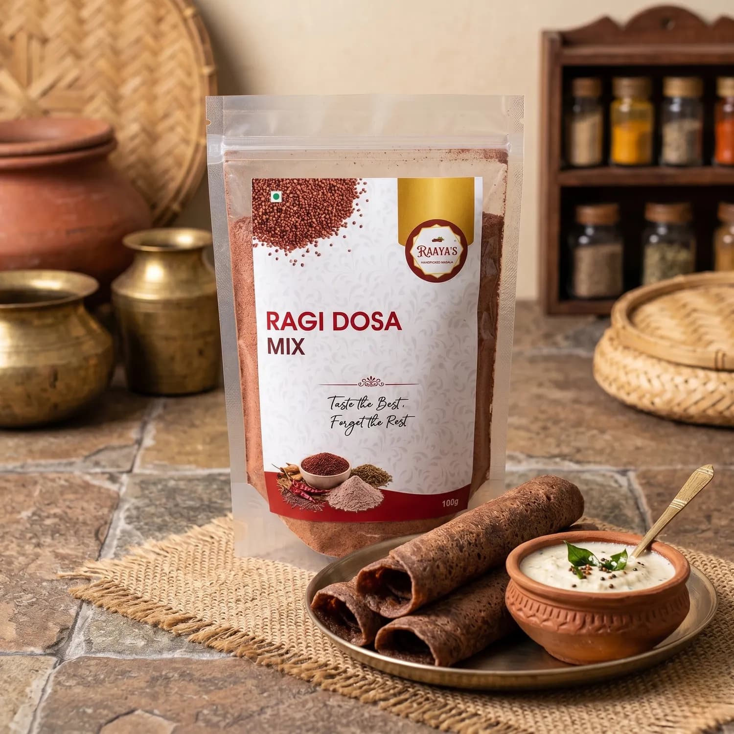 Ragi Dosai Mix(1000gms) - Image 1